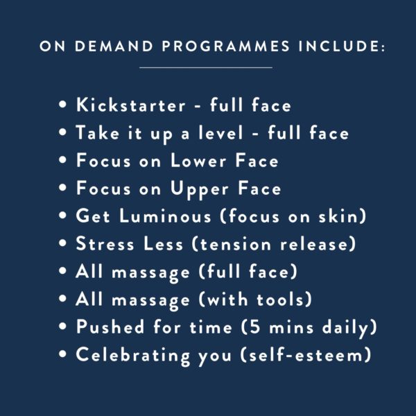face yoga programmes