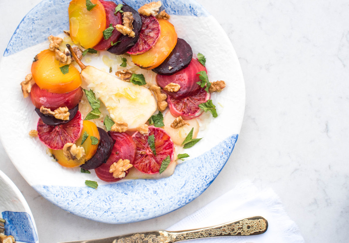 beetroot and pear salad