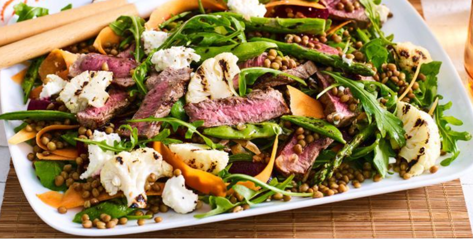 spring lamb salad