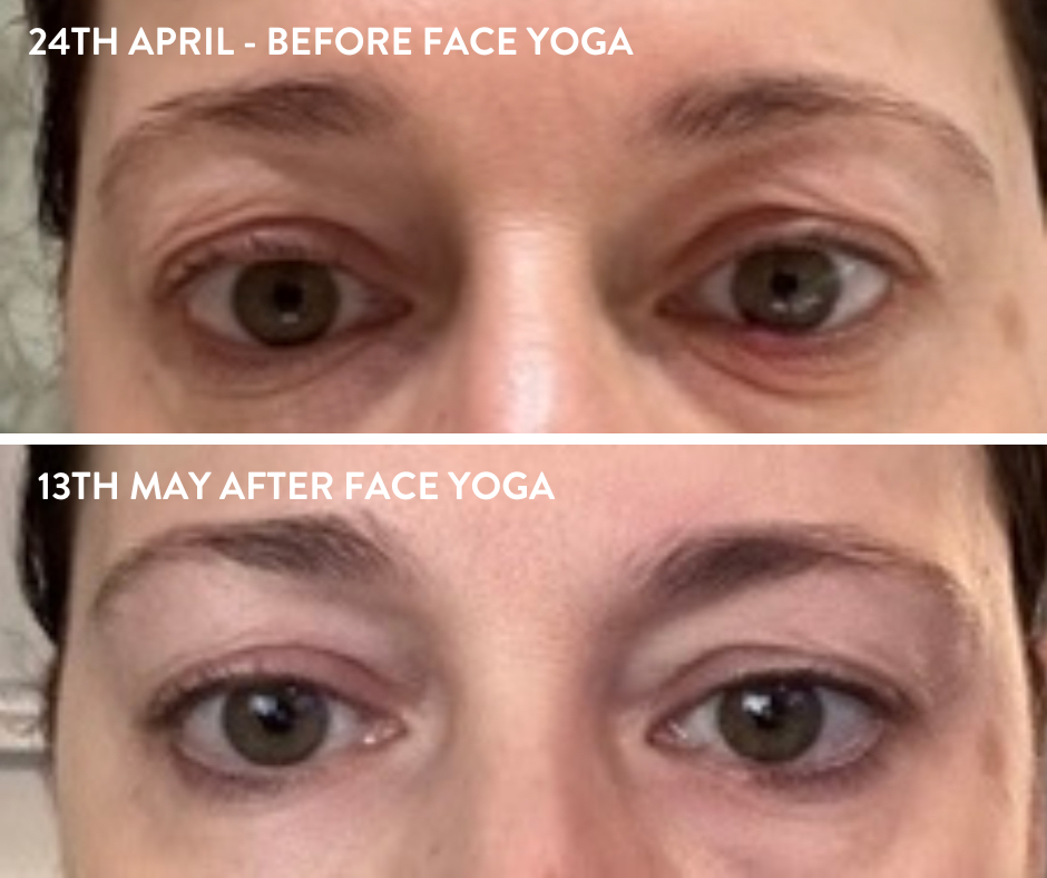 progress results face yoga